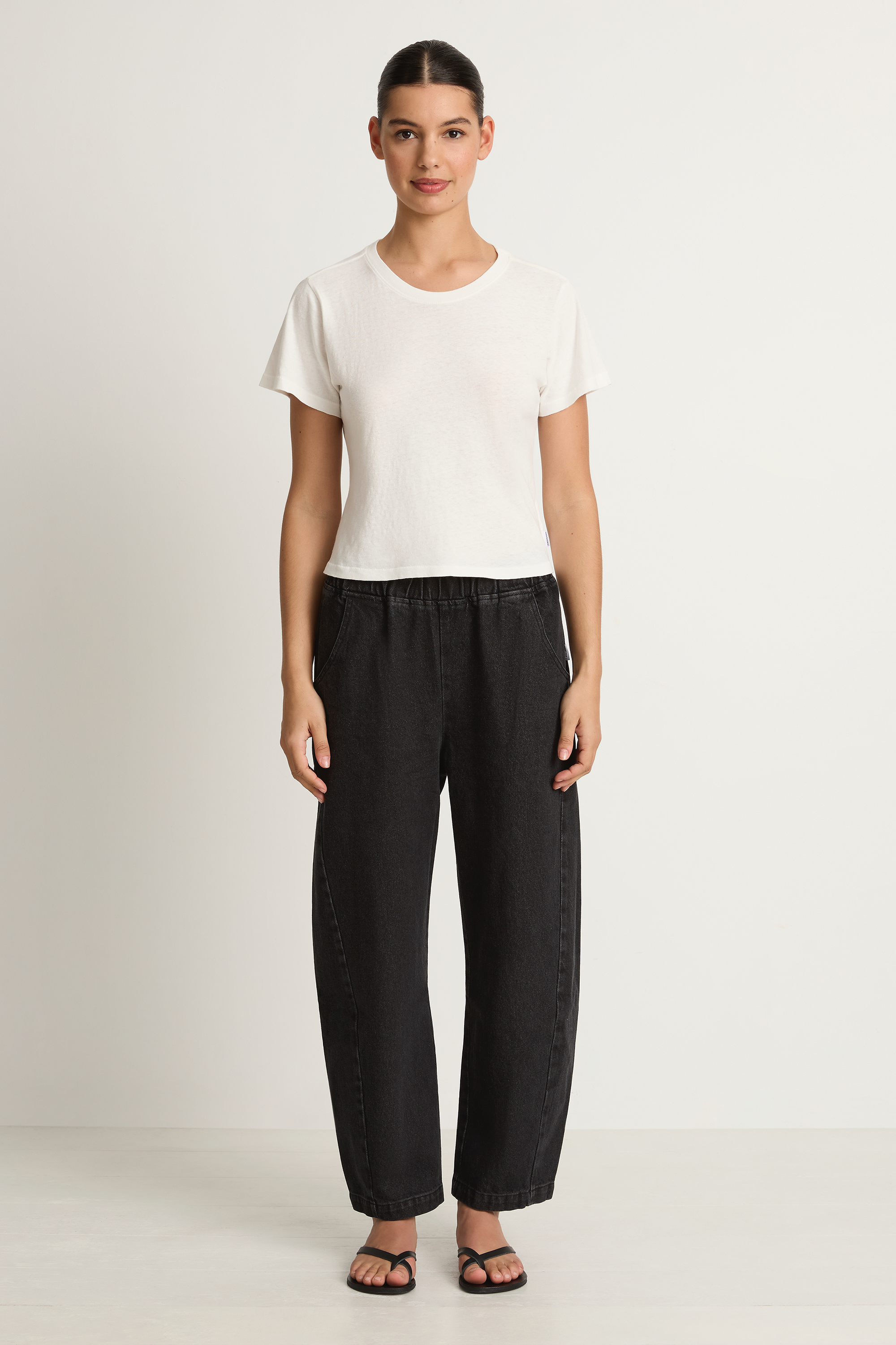 Le Bon Shoppe Arc Pants - Black Denim