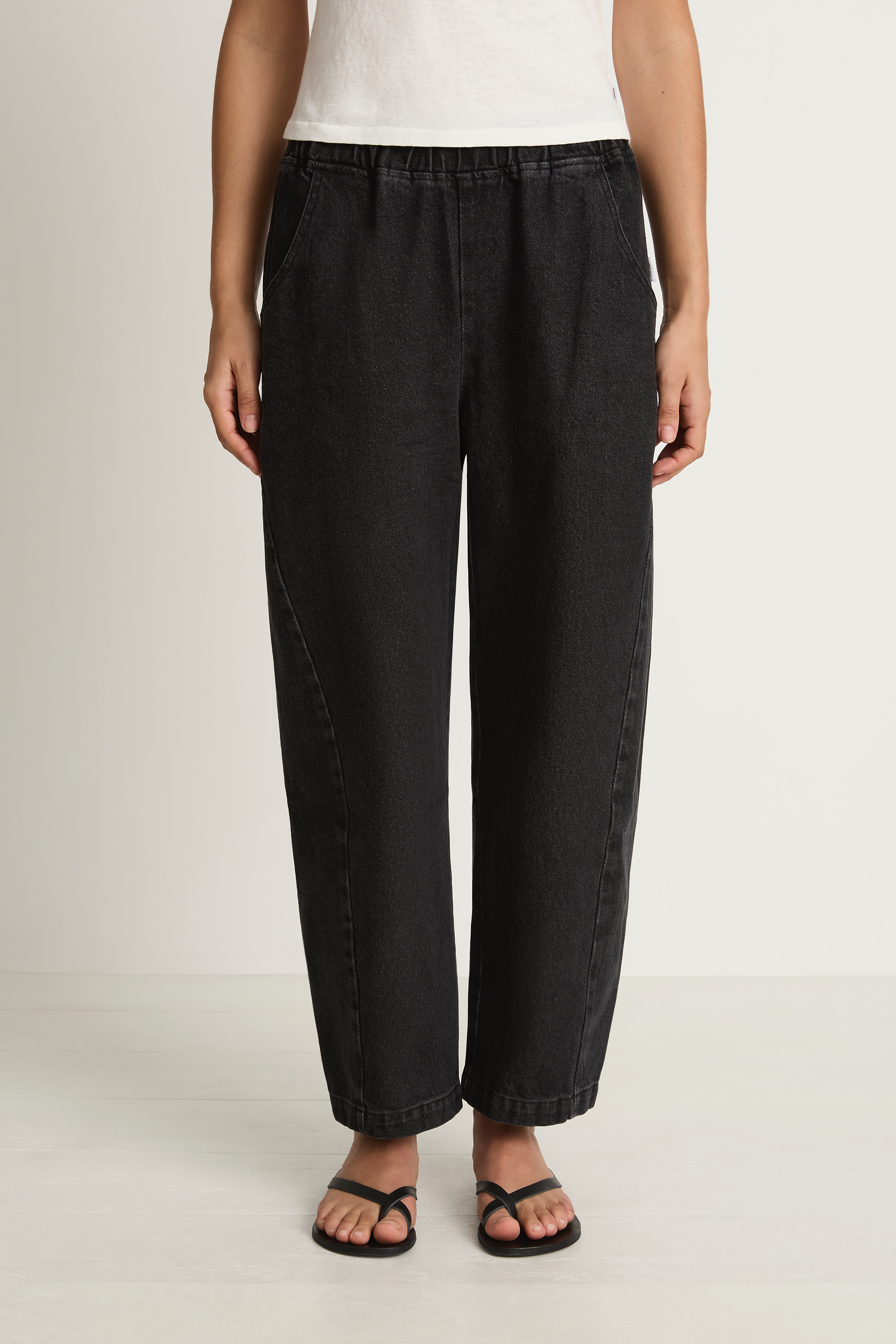 Le Bon Shoppe Arc Pants - Black Denim