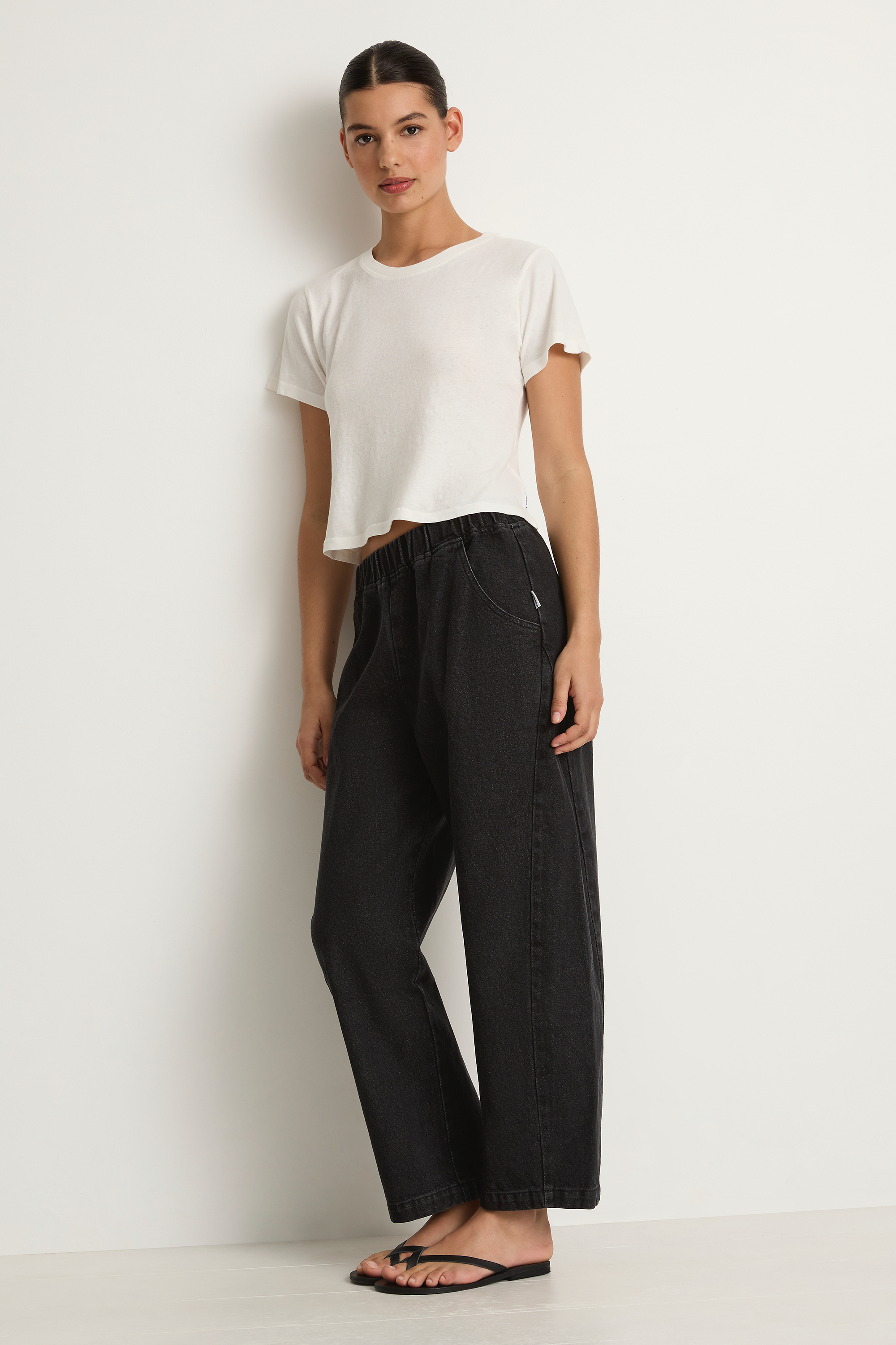Le Bon Shoppe Arc Pants - Black Denim