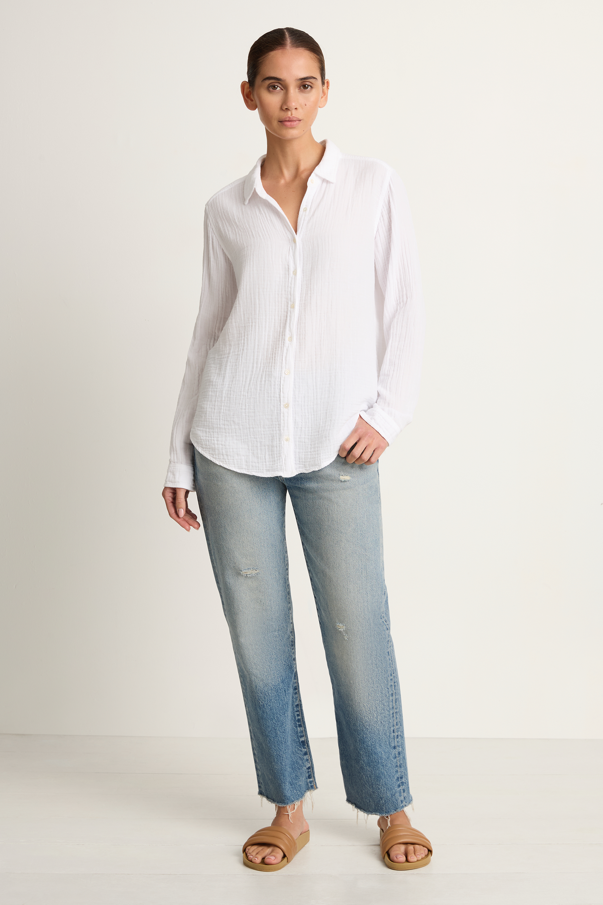 Xirena Scout Shirt - White