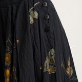 Pas De Calais Secret Forest Print Skirt - Black