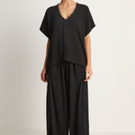 Caravana Xubue Wide Leg Pants - Black