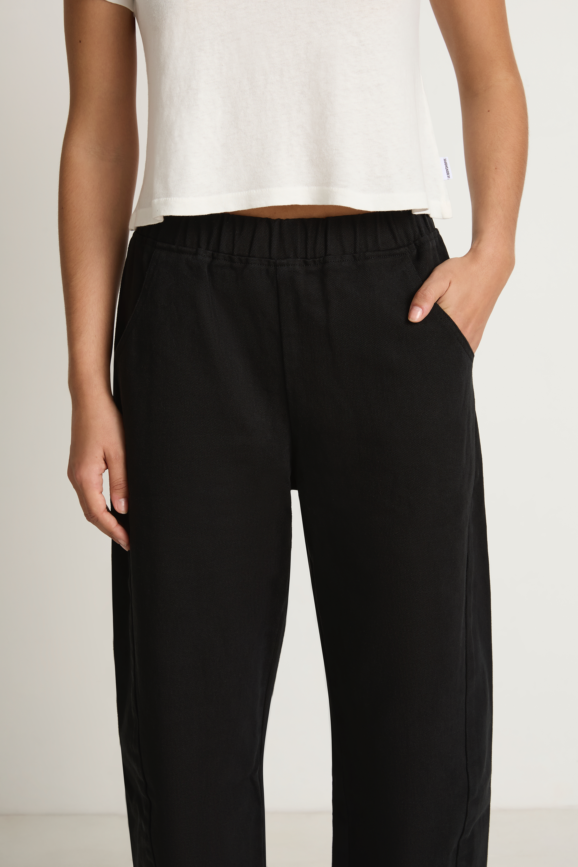 Le Bon Shoppe Arc Pants - Black Canvas