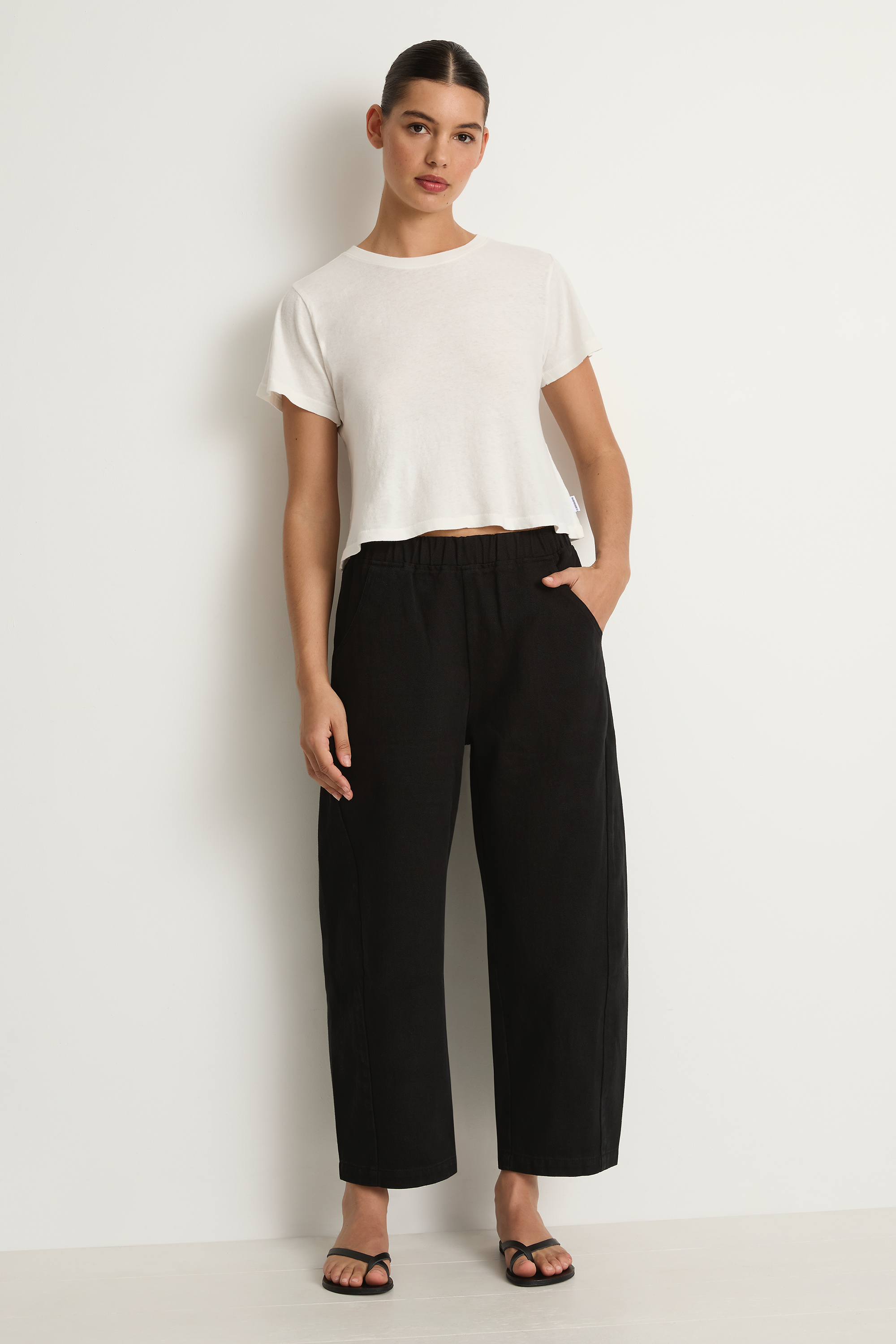 Le Bon Shoppe Arc Pants - Black Canvas
