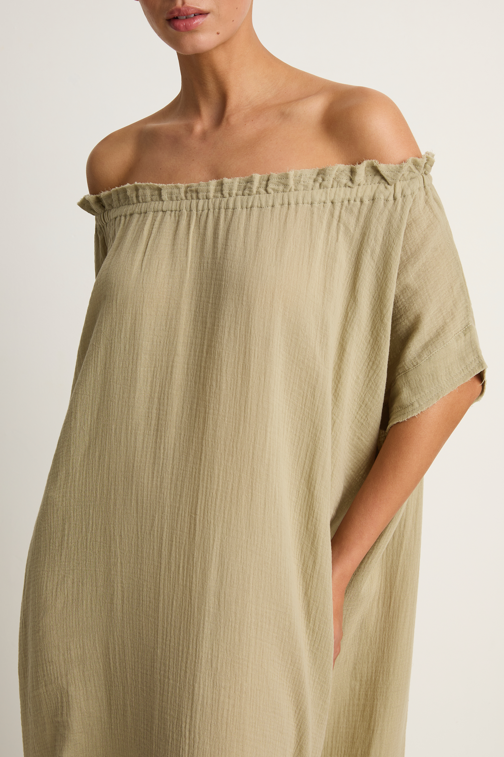MIKOH Mirakami Dress - Oyster