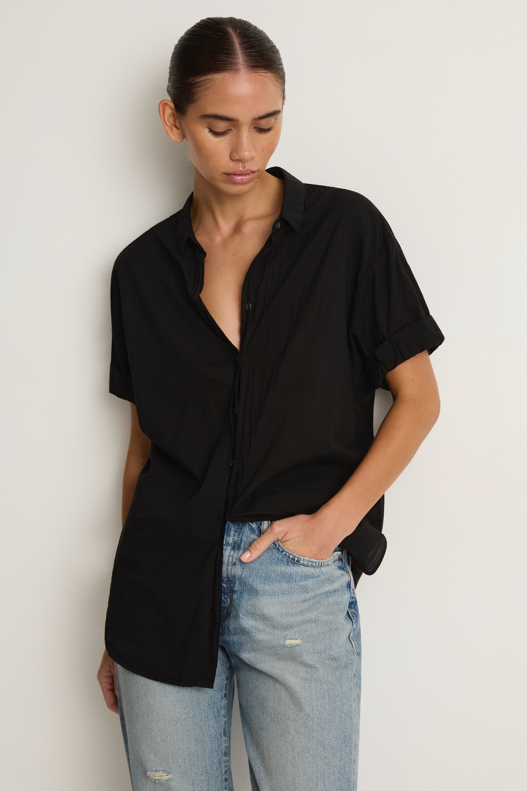 Xirena Channing Shirt - Black