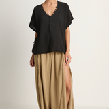 Caravana Xubue Wide Leg Pant - Sepia Tint