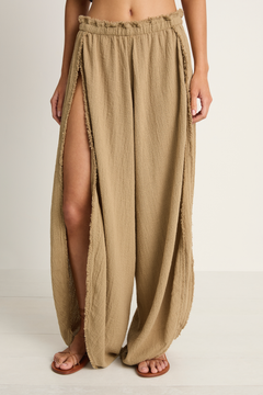 Caravana Xubue Wide Leg Pant - Sepia Tint