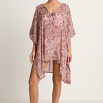 Natalie Martin Paulina Mini Caftan - Artichoke Stone