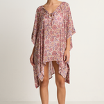 Natalie Martin Paulina Mini Caftan - Artichoke Stone