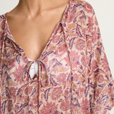 Natalie Martin Paulina Mini Caftan - Artichoke Stone