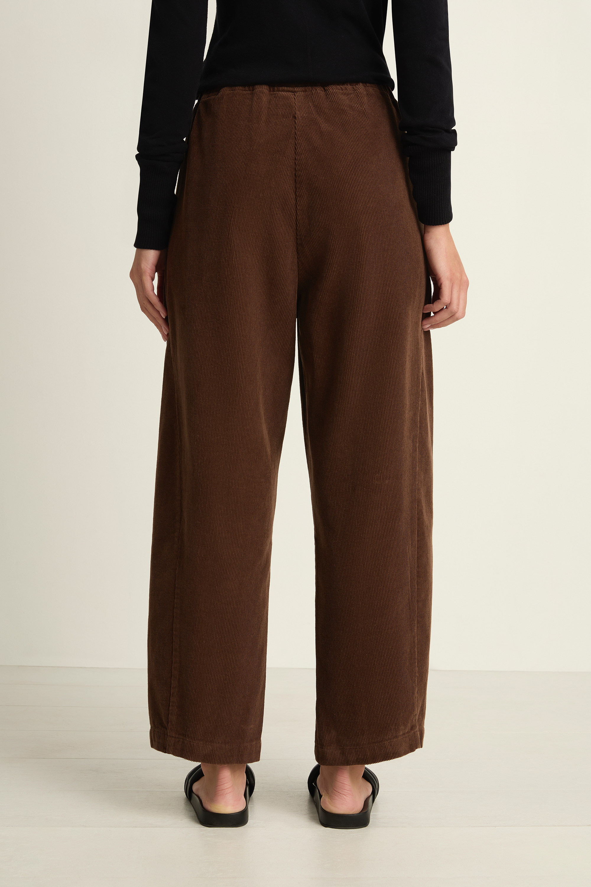 Le Bon Shoppe Corduroy Arc Pants - Chocolate