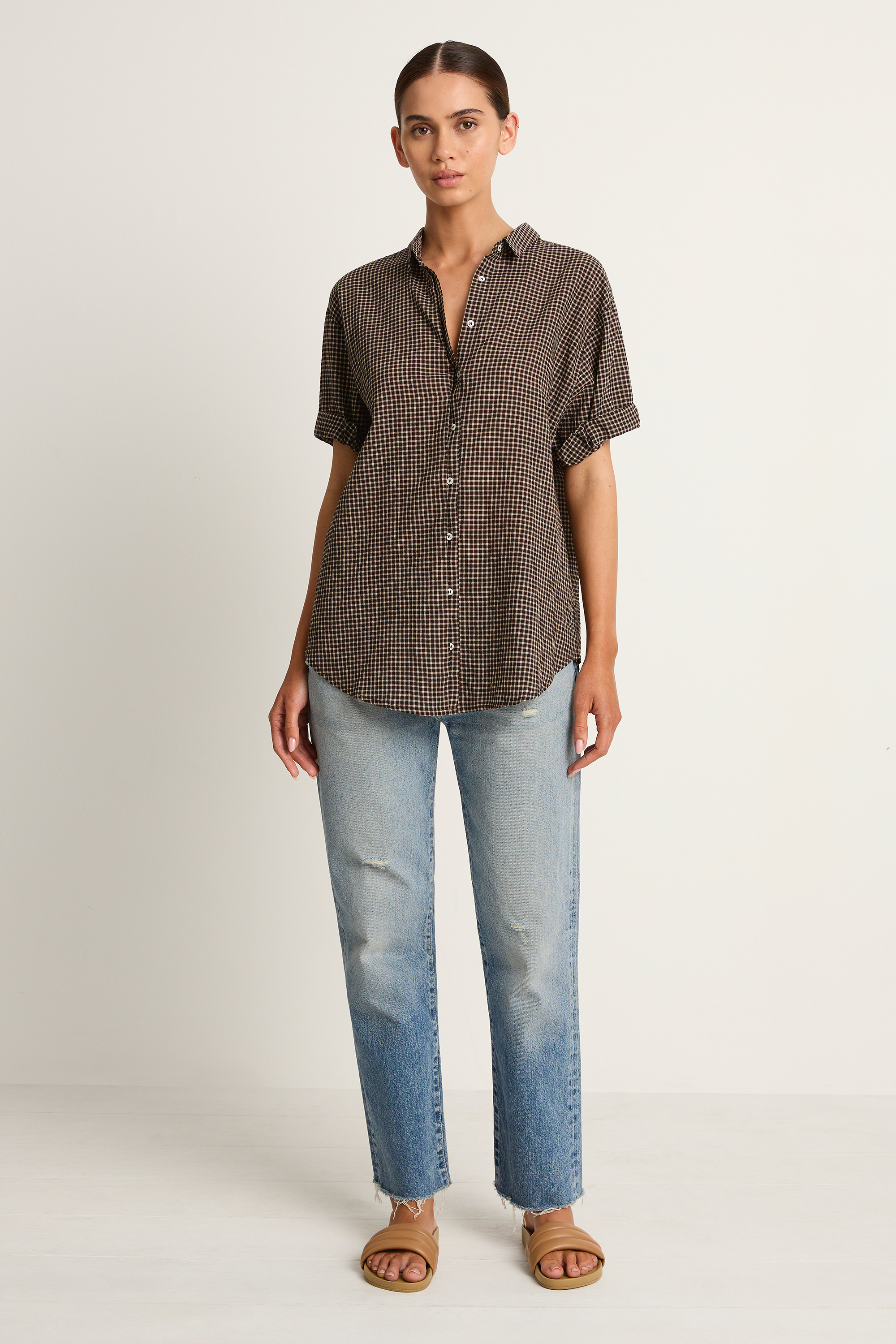Xirena Channing Shirt - Black Pepper