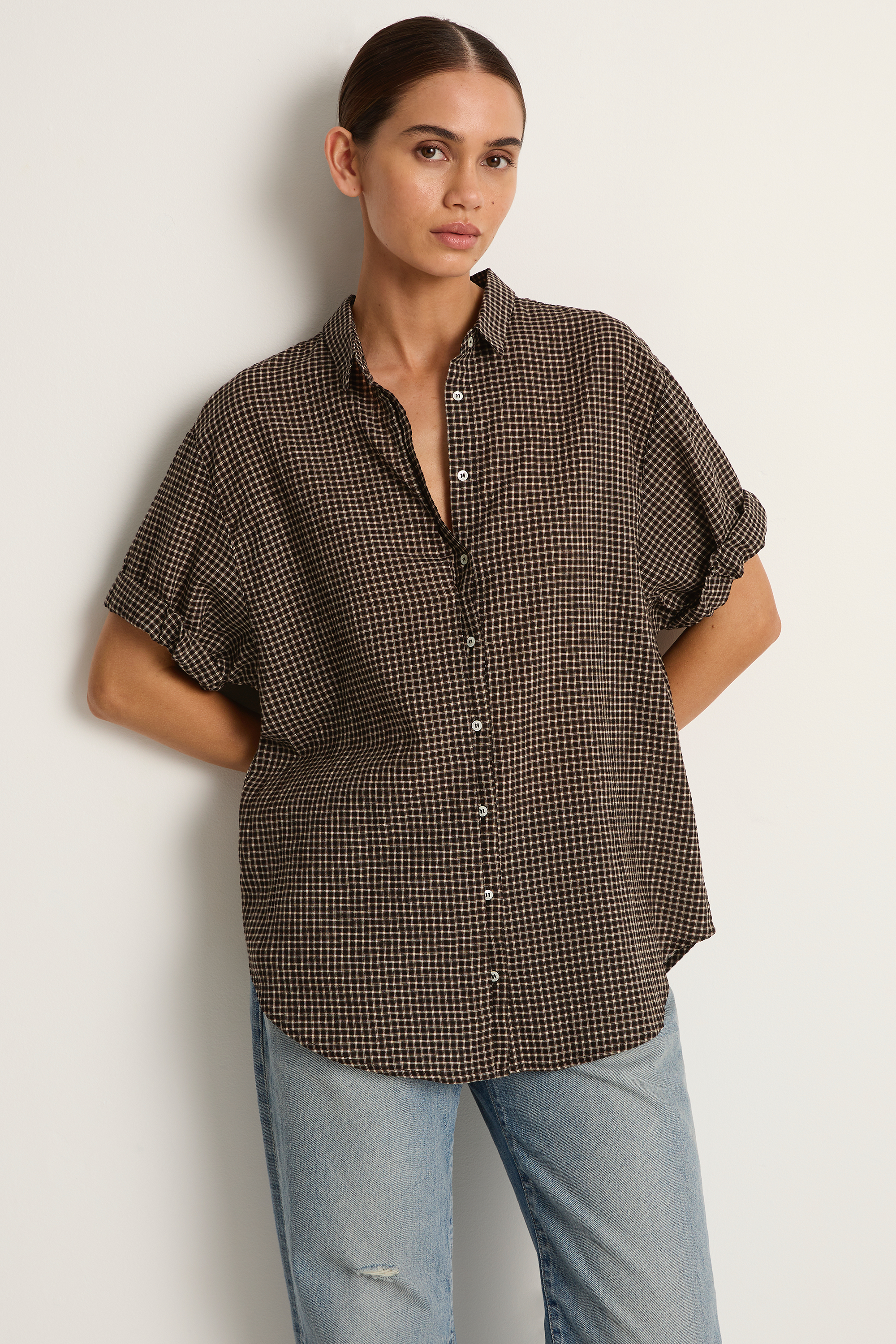 Xirena Channing Shirt - Black Pepper