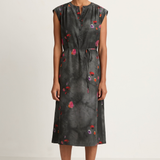 Raquel Allegra Zaire Dress - Petal Black