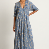 Natalie Martin Fiore Maxi - Water Lily Blue