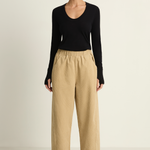 Le Bon Shoppe Corduroy Arc Pants - Khaki