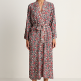 Natalie Martin Diane Smoking Jacket - Spanish Tile Combo