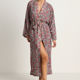 Natalie Martin Diane Smoking Jacket - Spanish Tile Combo