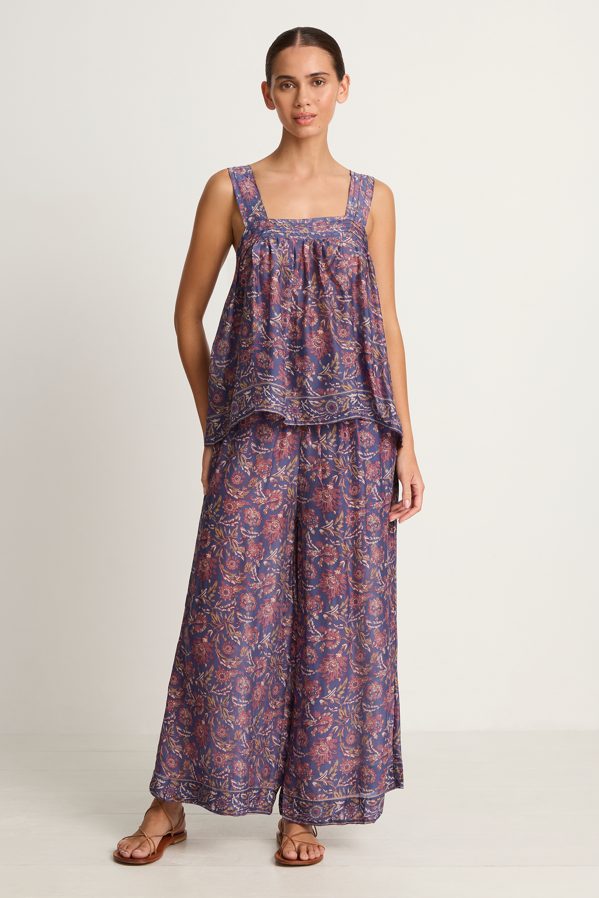 Natalie Martin Jasmine Top - Artichoke Mariner