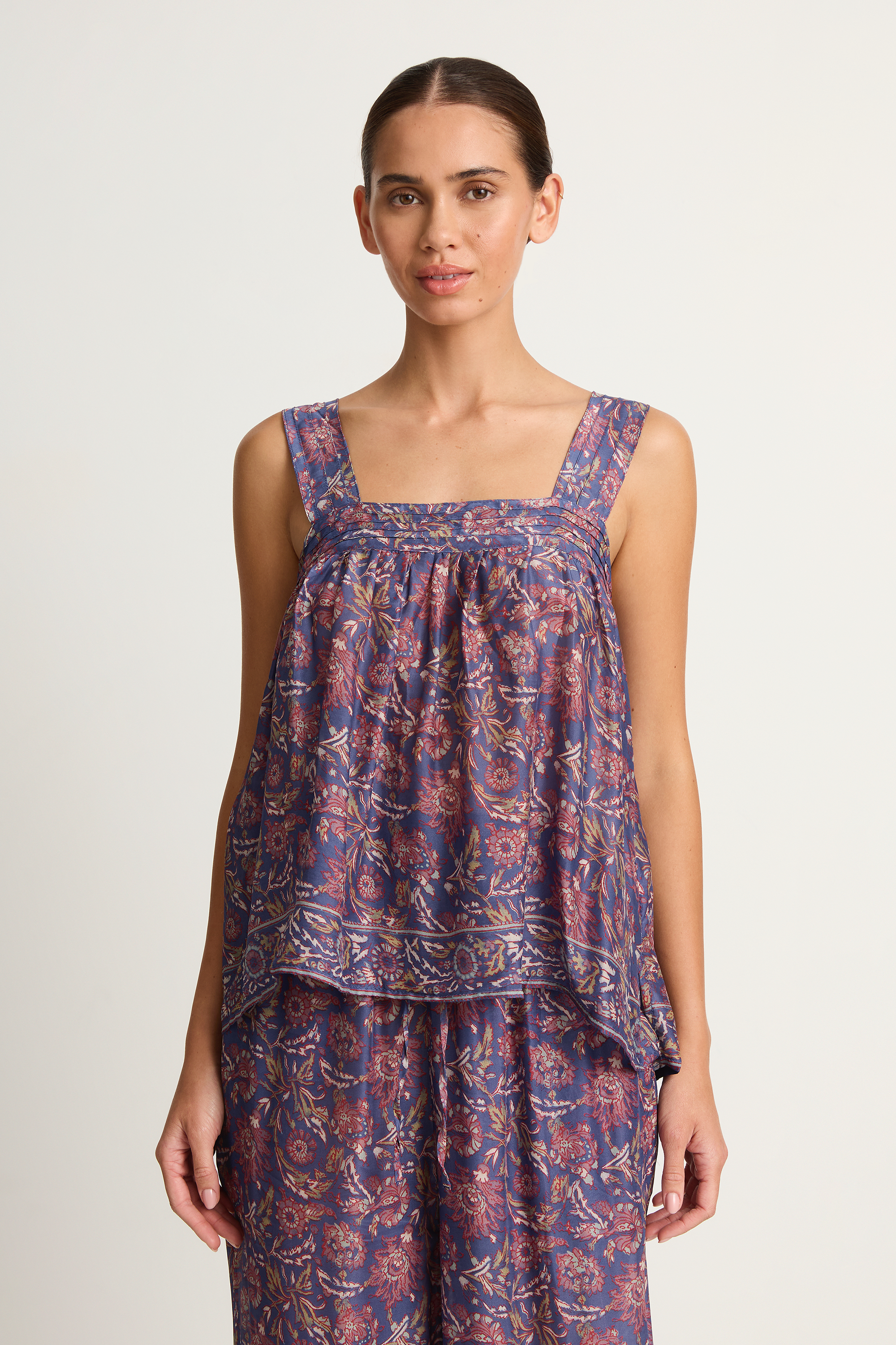 Natalie Martin Jasmine Top - Artichoke Mariner