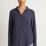 Xirena Scout Shirt - Charcoal Blue