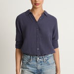 Xirena Scout Shirt - Charcoal Blue
