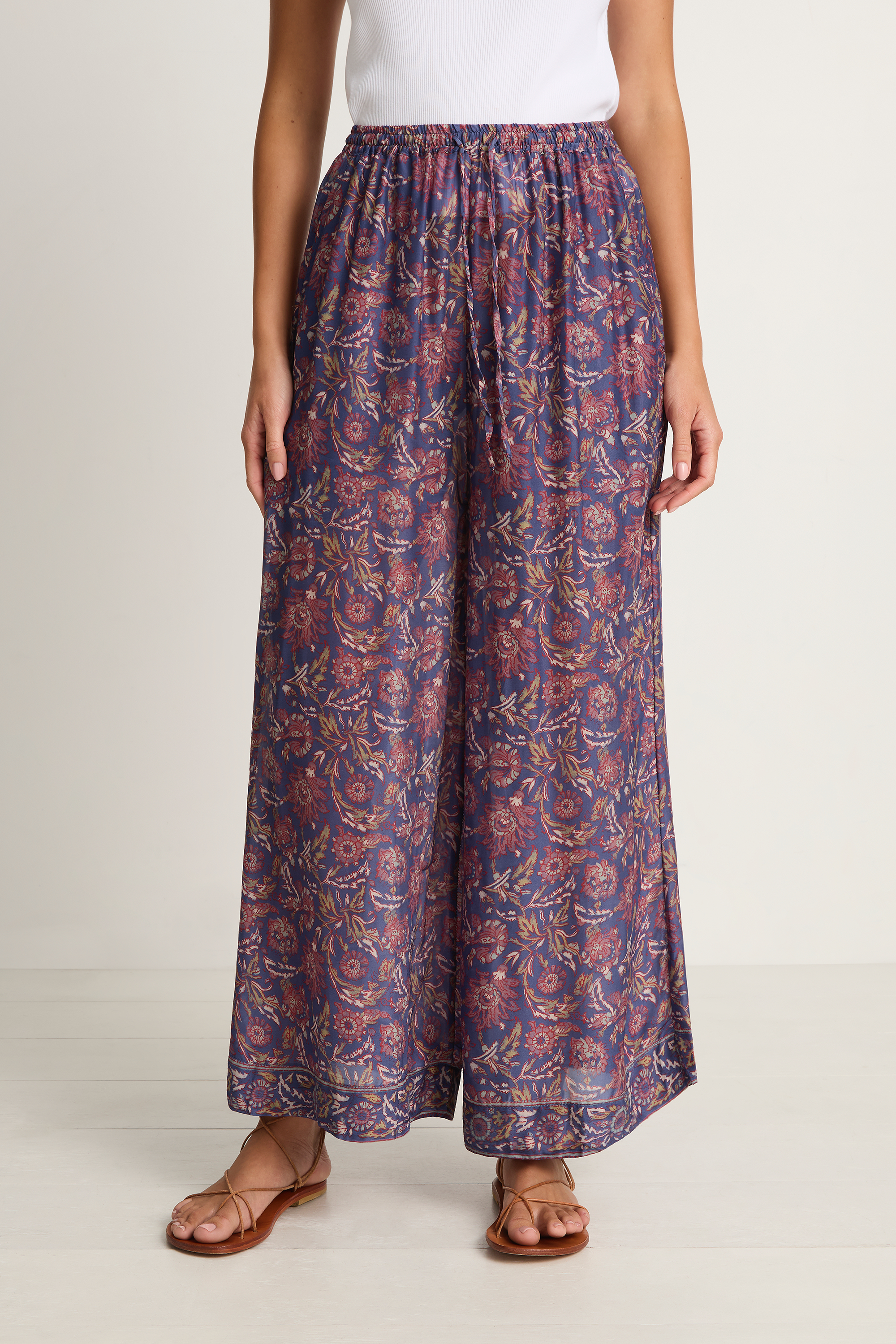 Natalie Martin Lauren Pant - Artichoke Mariner