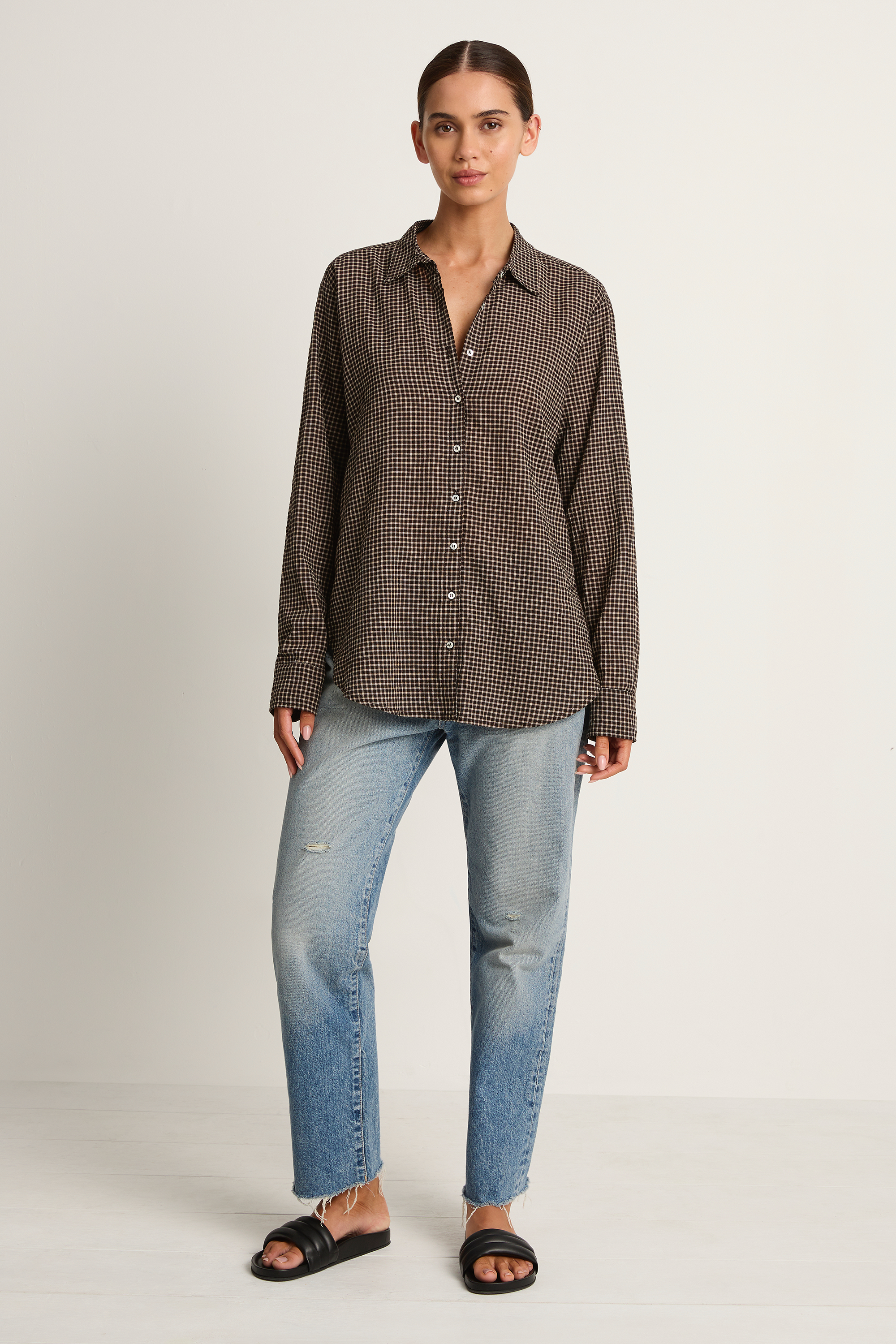 Xirena Beau Shirt - Black Pepper