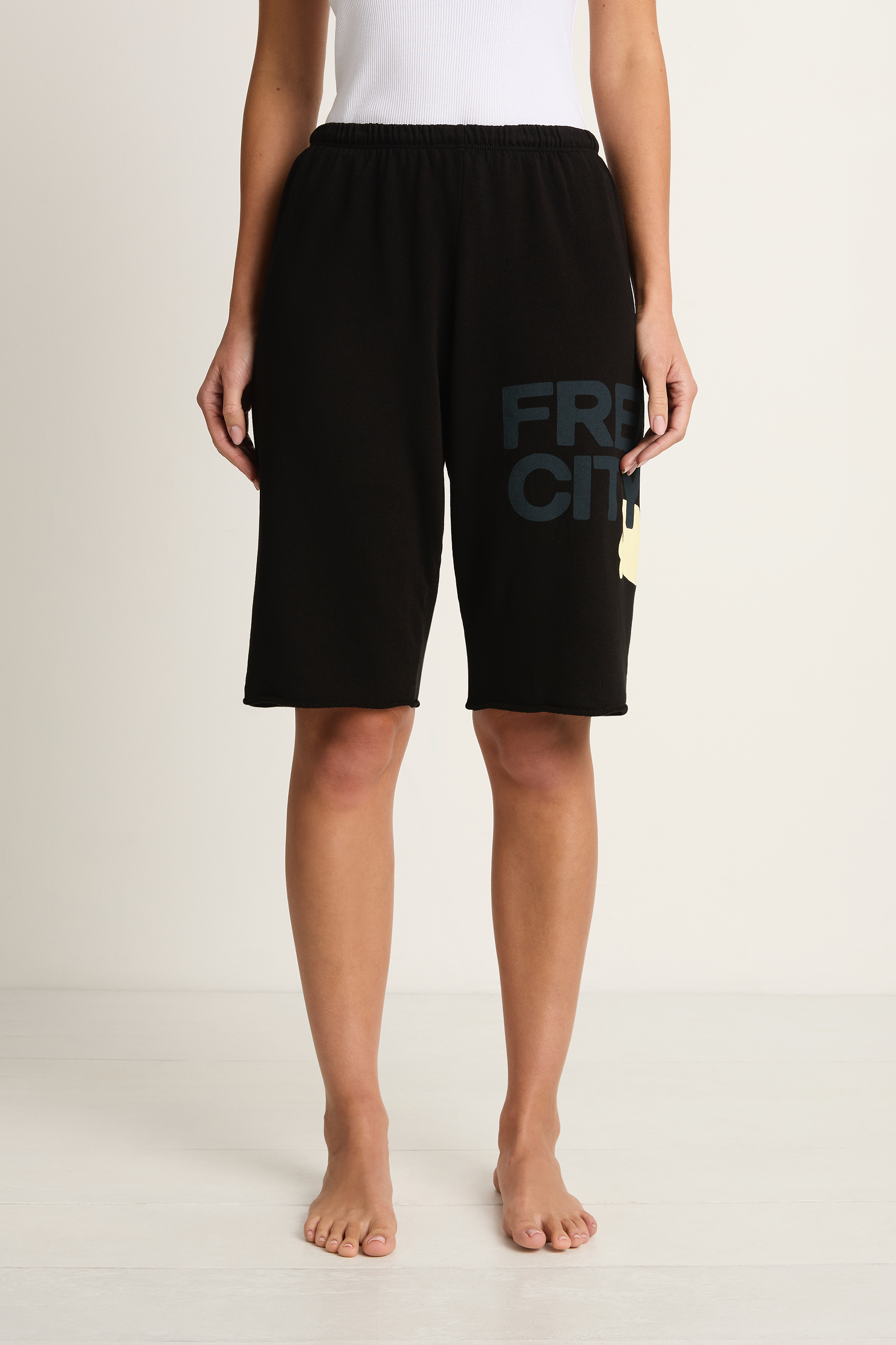 FREECITY Cutoffs - Blackspace cream
