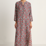 Natalie Martin Isobel Dress - Spanish Tile Combo