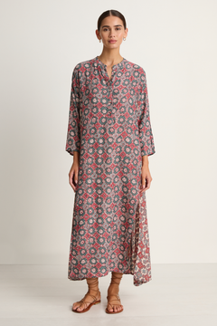 Natalie Martin Isobel Dress - Spanish Tile Combo