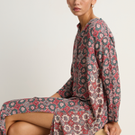 Natalie Martin Isobel Dress - Spanish Tile Combo