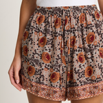 Natalie Martin Jasper Short - Vintage Flowers Slate