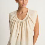 Elsa Esturgie Pastel Top - Ecru