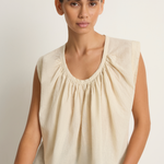 Elsa Esturgie Pastel Top - Ecru