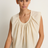 Elsa Esturgie Pastel Top - Ecru