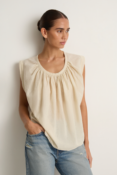 Elsa Esturgie Pastel Top - Ecru