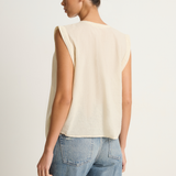 Elsa Esturgie Pastel Top - Ecru