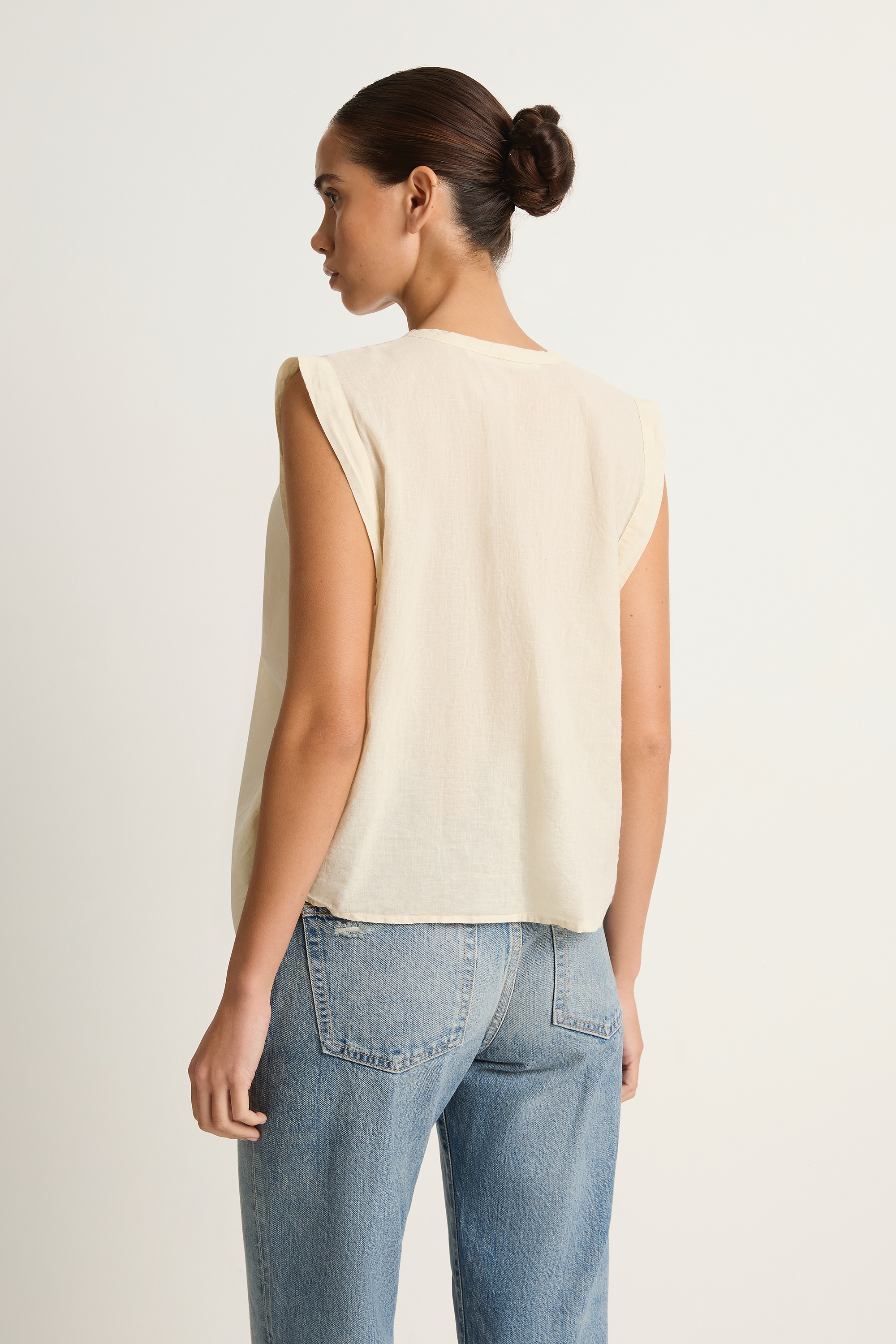 Elsa Esturgie Pastel Top - Ecru