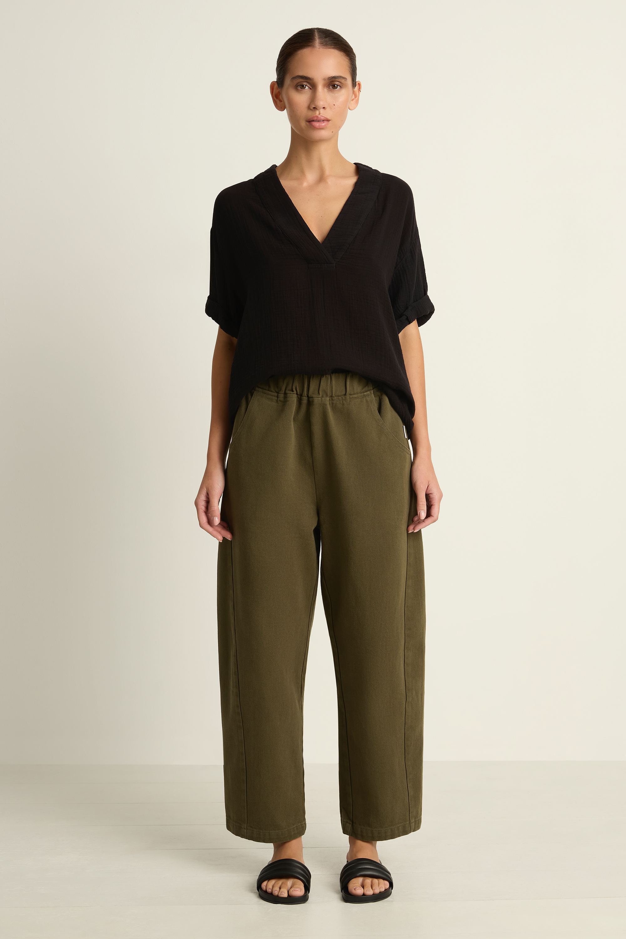 Le Bon Shoppe Arc Pants - Olive