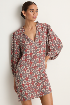Natalie Martin Maria Dress - Spanish Tile Almond