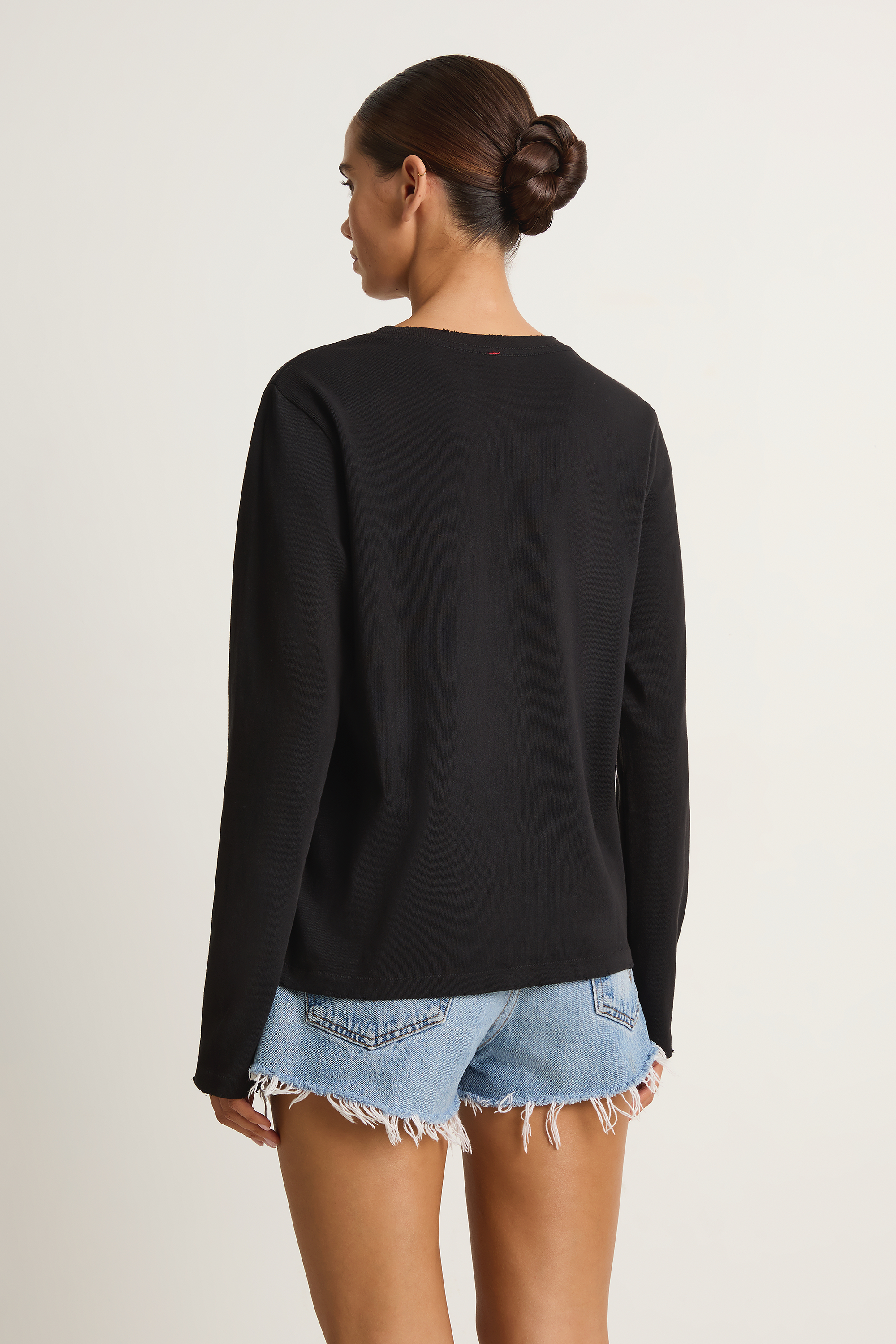Le Bon Shoppe Everyday Long Sleeve Tee - True Black