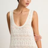 SPELL Siesta Maxi Dress - White Sand