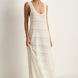 SPELL Siesta Maxi Dress - White Sand