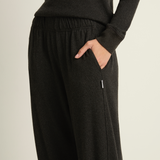 Le Bon Shoppe Pointelle Balloon Pants - Charcoal