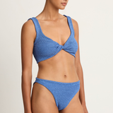 Hunza G Juno Bikini - Metallic Denim