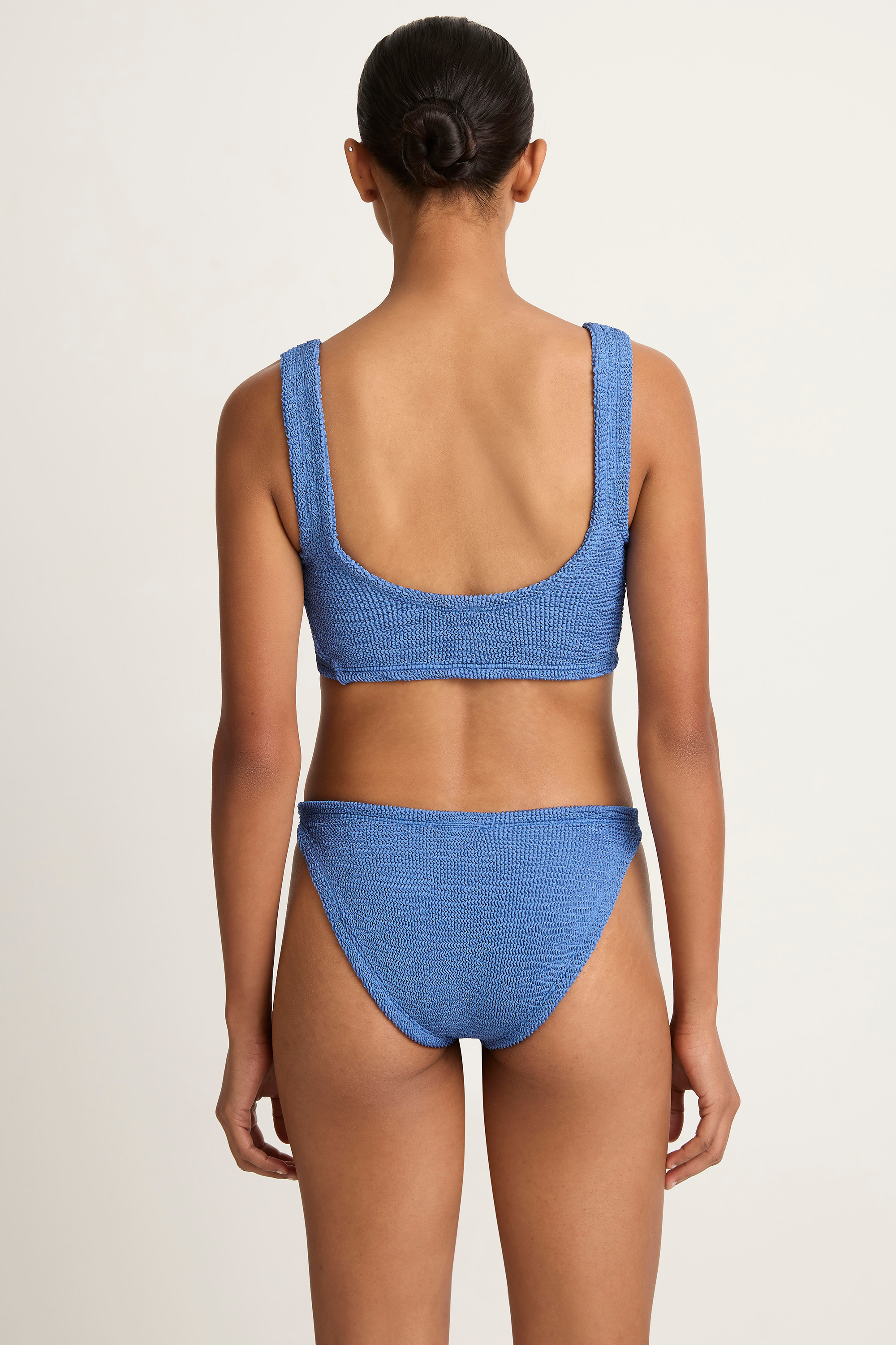 Hunza G Juno Bikini - Metallic Denim – Soleil Blue Hunza G Juno Bikini - Metallic Denim – Soleil Blue