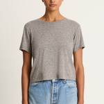 AMO Denim Babe Tee - Heather Grey