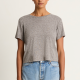 AMO Denim Babe Tee - Heather Grey